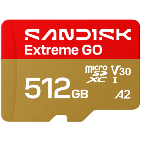 SanDisk SDSQXGN-512G-GN6MN - karta pamięci 512GB, Extreme GO microSD UHS-I